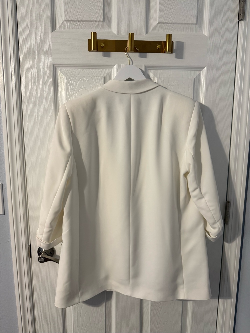 Zara Women’s White Open-Front Blazer - Picture 3 of 3